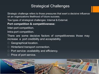 Challenges Risk Port Challenges and prospects of Bay Container Terminal, Chittagong. | PPTX