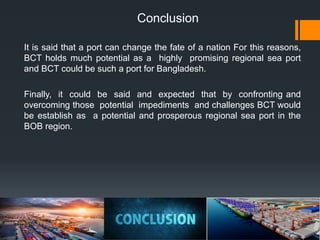 Challenges and prospects of Bay Container Terminal, Chittagong. | PPTX