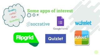 Some apps of interest
 
