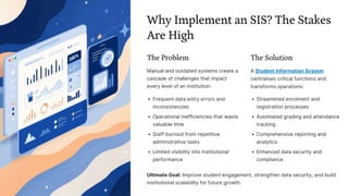 Challenges and Solutions in Implementing a Student Information System | PDF