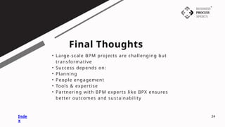 Overcoming Challenges in Large-Scale BPM Projects: Practical Solutions ...