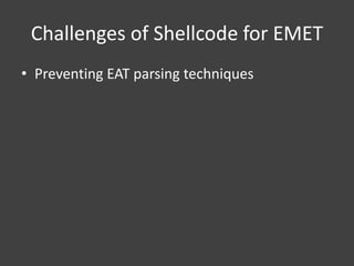 [若渴計畫] Challenges and Solutions of Window Remote Shellcode | PDF