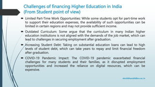 Challenges and Strategies of Financing the Higher Education in India.pptx