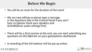 ▪ You will be on mute for the duration of the event
▪ We are now talking so please type a message
in the Questions box in the Control Panel if you can’t
hear us (please check your speakers and
GoToWebinar audio settings first)
▪ There will be a Q+A session at the end, you can start submitting you
questions on the Q&A bar on your gotowebinar dashboard.
▪ A recording of the full webinar will be put up online
Before We Begin
 