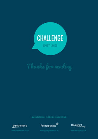 CHALLENGE
                                series



                 Thanks for reading




                       QUESTIO...