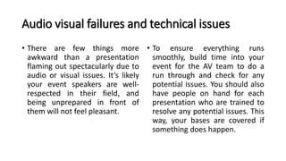 Technical Problem Example In An Event Challenges Faced by Event Planners and Solutions.pptx