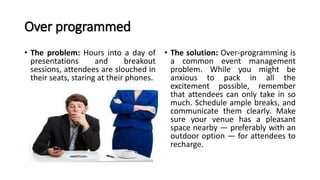 Problems For Events Challenges Faced by Event Planners and Solutions.pptx