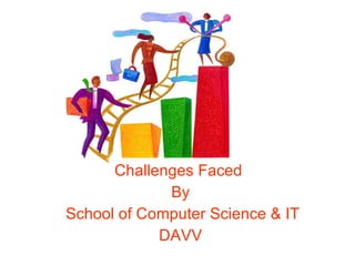 Challenges Faced  By School of Computer Science & IT DAVV 