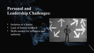 Isolation Leader Challenges Faced by the Leader and Solutions.pptx
