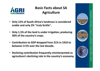 Challenges facing the agricultural sector | PDF