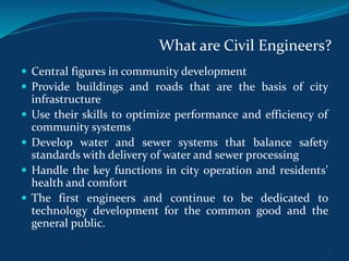 Challenges for civil engineers | PPT