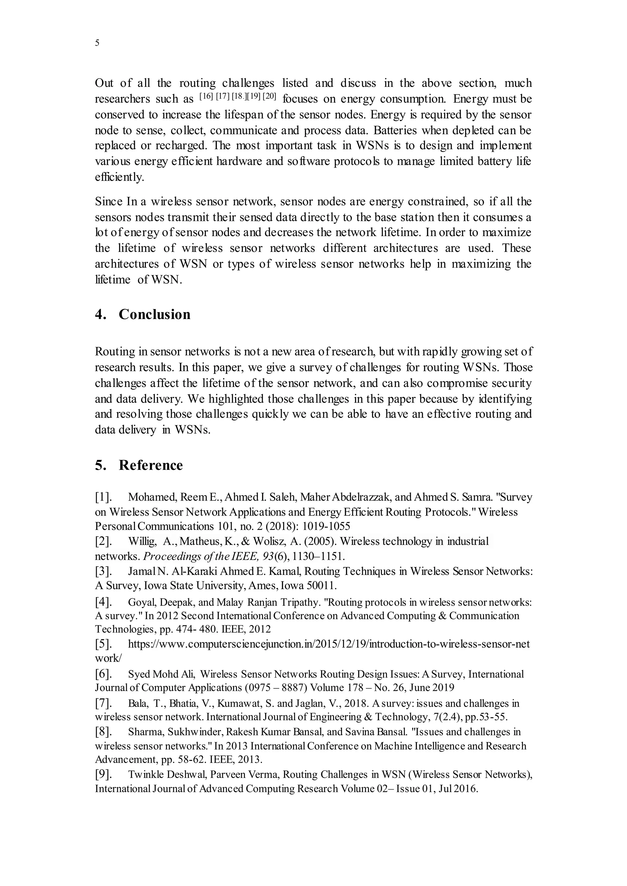 Challenges for routing in wireless sensor networks | DOCX