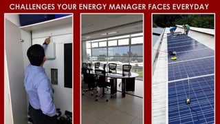 CHALLENGES YOUR ENERGY MANAGER FACES EVERYDAY
 