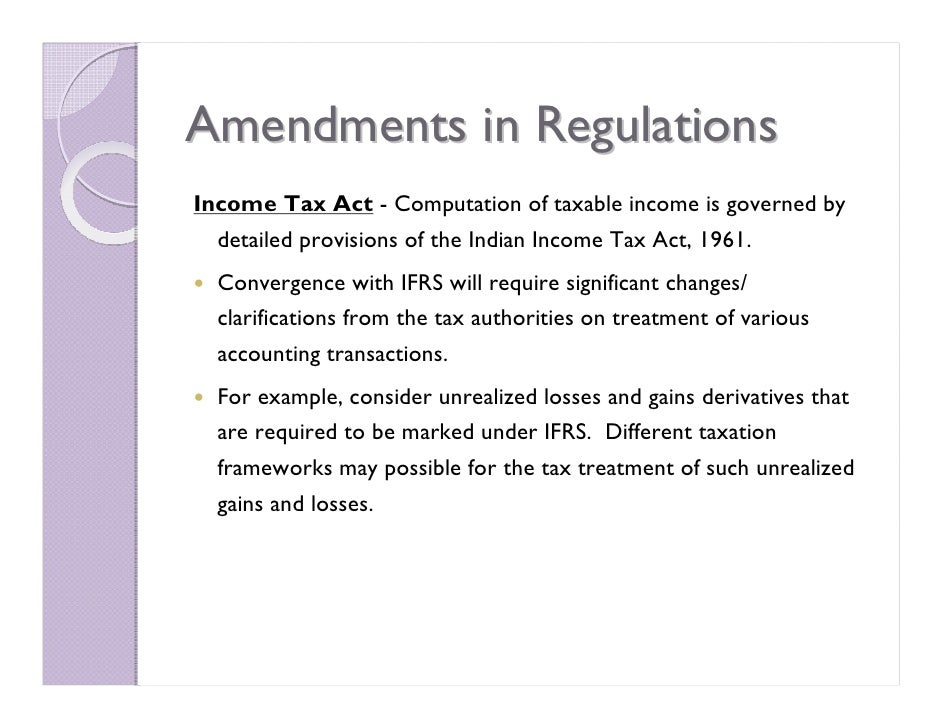 Forex loss tax treatment india