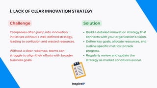 13 Challenges in Innovation Management and How to Fix Them | PDF