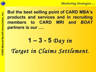 CARD MBA: Challenges in marketing microinsurance products | PPT | Life ...