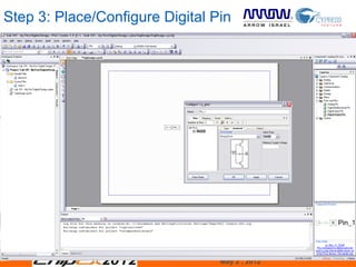 Step 3: Place/Configure Digital Pin




                                 May 2 , 2012   14
 
