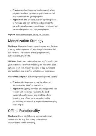 Challenges in Mobile App Developement with Solutions | PDF
