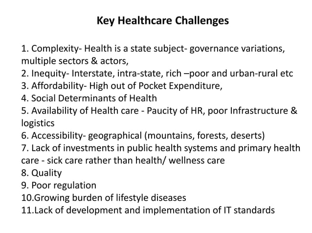 Challenges in public health in india | PPT