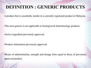 Challenges in regulatory filing of generic products in Europe and ...