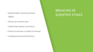 Challenges in research ethics | PPTX
