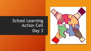 School Learning
Action Cell
Day 3
 
