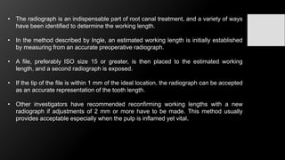 Challenges in working length determination | PPTX