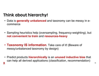 Challenges of hierarchical classification in e commerce | PDF