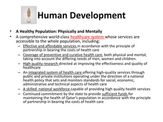 Challenges of Sustainable Development in Qatar and the World 1 | PDF
