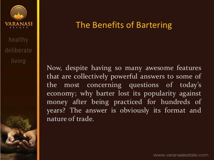 Challenges of the barter system and how to them part 1