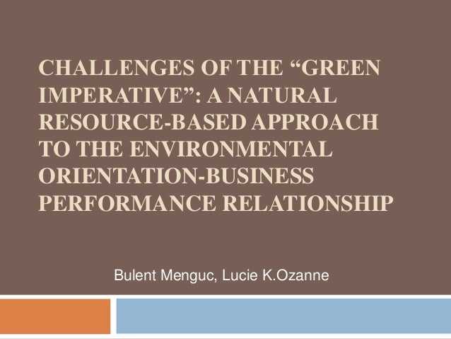 Challenges in the business environment