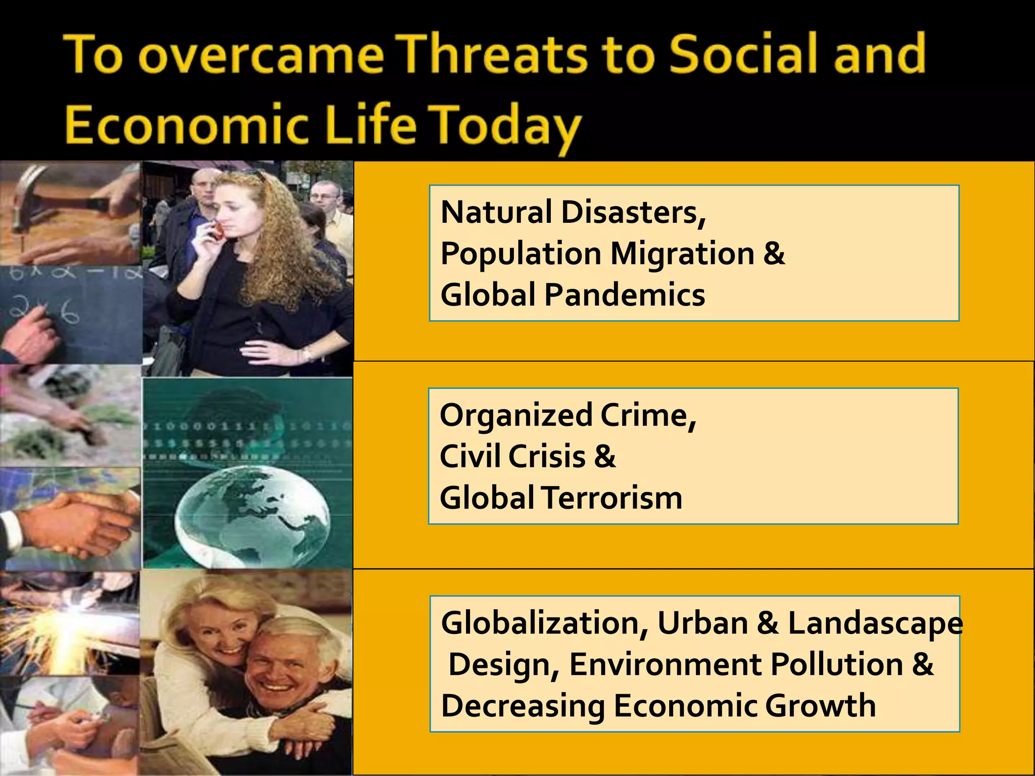 © SAP 2008 / Soknos: An
InteractiveVisual Emergency
Management Framework /
Page 25
“London bombs killed 'at least 50'“
“Attacks paralyse New York”
“US jobless growth at 10-year high”
“Heart disease 'costs EU billions‘”
“Economic growth 'to slow' in 2006”
Natural Disasters,
Population Migration &
Global Pandemics
Organized Crime,
Civil Crisis &
GlobalTerrorism
Globalization, Urban & Landascape
Design, Environment Pollution &
Decreasing Economic Growth
 