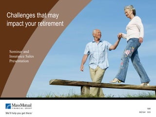 Challenges that may impact your retirement 1008 RIO1341  1010 Seminar and Insurance Sales Presentation 