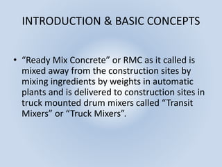 Build Rmc Challenges and solution in Ready-Mixed Concrete(RMC) Industry ...