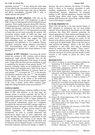 Challenges to Cure: Transmission, Virulence and Pathogenesis of HIV ...