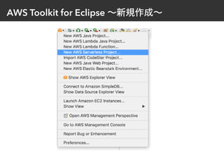AWS Toolkit for Eclipse
 