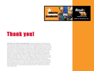 KSS Retail: Challenging Historical Pricing Practices | PPT