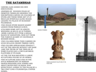 Stamba Column Chalukyan and ashoka period of hindu architecture | PPTX