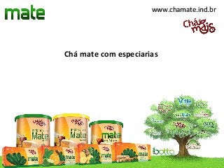 www.chamate.ind.br




Chá mate com especiarias
 