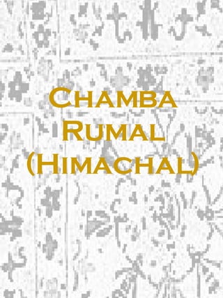 Chamba Rumal (Himachal) 