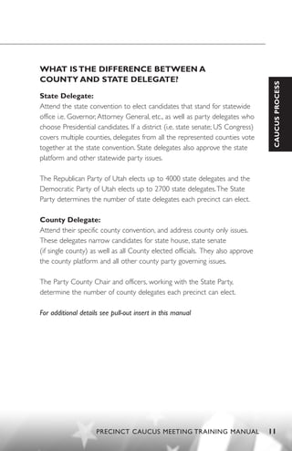 Precinct Caucus Training