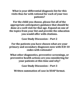 Chamberlain college of nursing nr 602 week 1 case study discussion ...