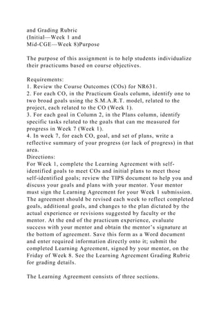 Chamberlain College of NursingNR631 Nurse Executive Track—CGE I.docx