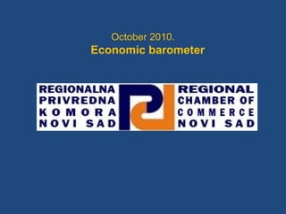 October 2010. Economic barometer 