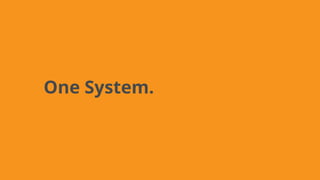 One System.
 
