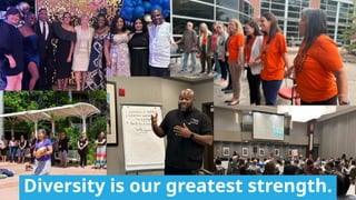 Diversity is our greatest strength.
 