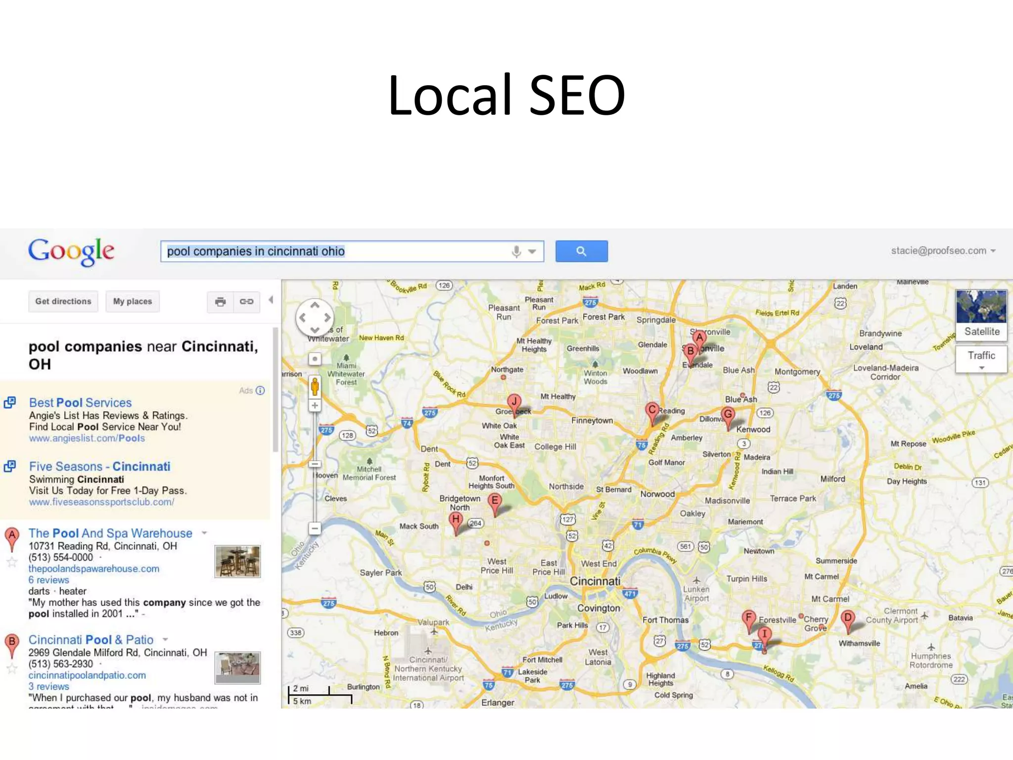 Local SEO
 