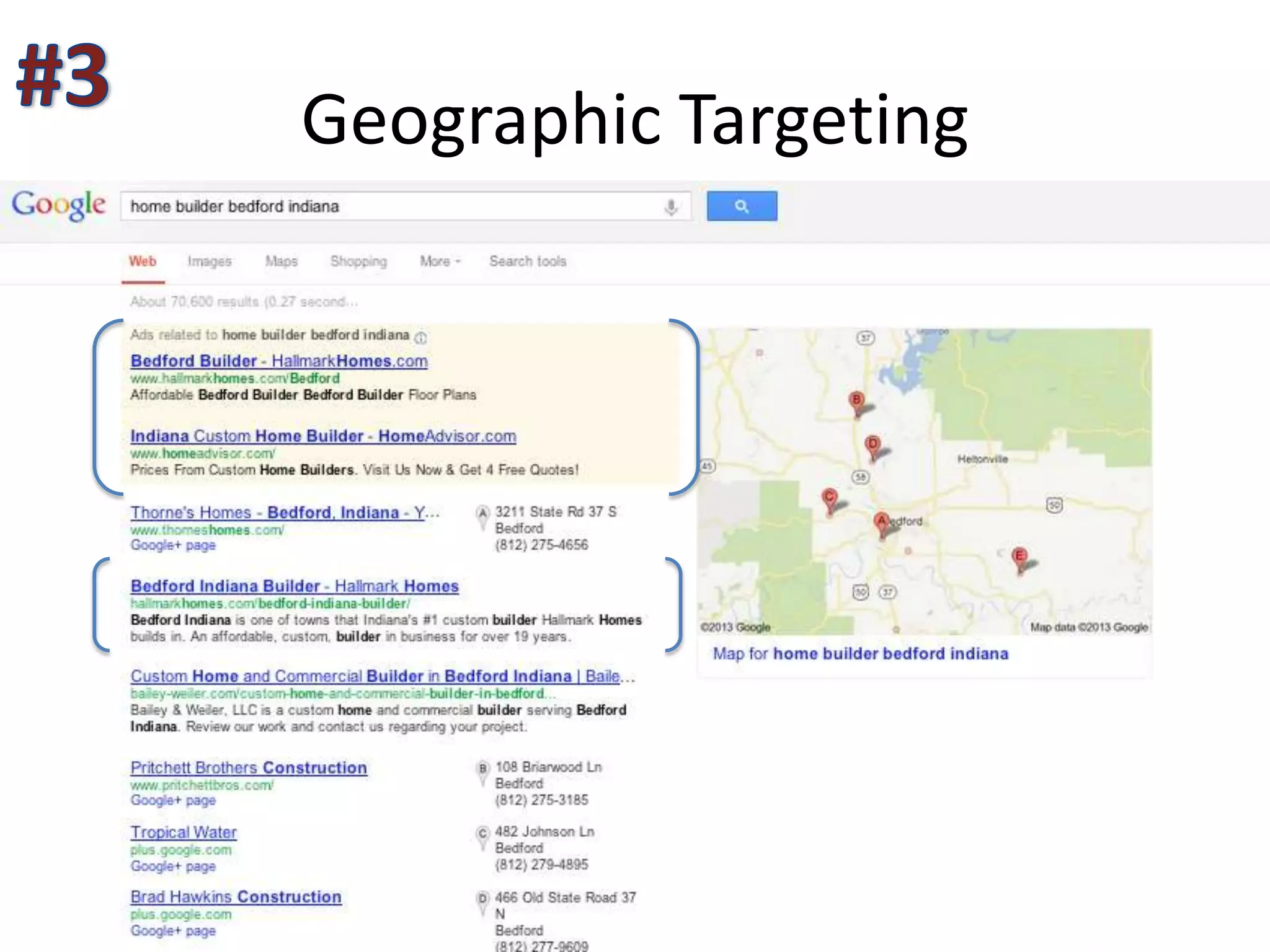 Geographic Targeting
 
