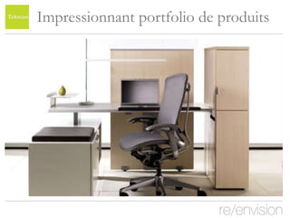 Impressionnant portfolio de produits 