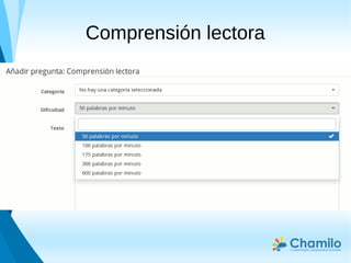 Comprensión lectora
 